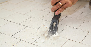 removing tile floor