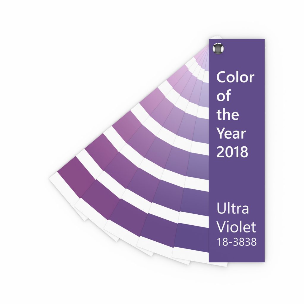 3d render of ultraviolet color palette guide The Carpet Guys