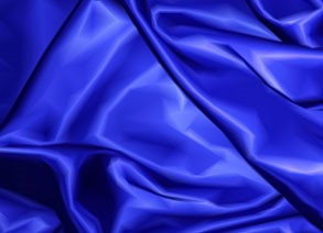 blue satin fabric