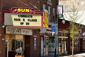 grand ledge michigan downtown with small businesses